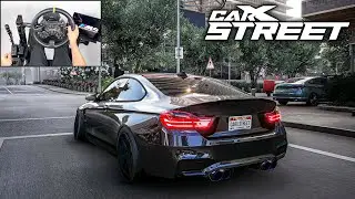 BMW M4 F82 Drifting | CarX Street | Steering Wheel Gameplay