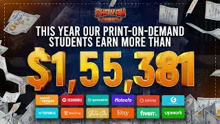 Our Print On Demand Training Students Earn $1, 55, 381 Thousand Dollars From POD Business 1