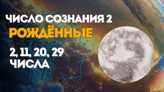 Число сознания 2  – люди, рожденные 2, 11, 20, 29 числа