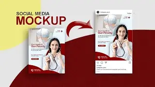 Social Media Mockup | Simple and Easy Photoshop Tutorial For Beginners