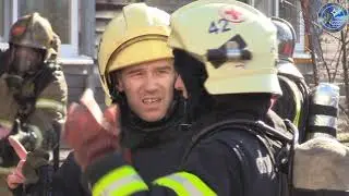Пожар в жилом доме по улице Гагарина ликвидирован (г.Архангельск)