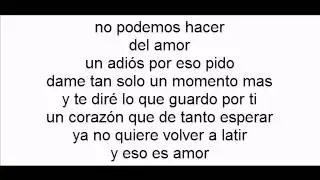 Palabras del alma marc anthony con letra