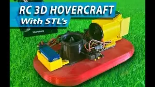Fully 3D Printed Hovercraft! Does it work? Files and parts list included :)