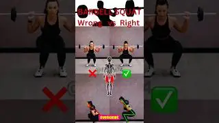 BARBELL SQUAT Wrong vs Right 😱😲💯 