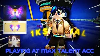 💎1K special PLAYING IN ALMOST MAX TALENT￼ACC  ❤️.   #blockmangobedwars #blockmangovideos