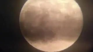 Filming the moon with a smartphone