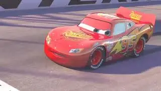 [CarsFX] Lightning McQueen Backs Up to Help The King After the Crash!| Gamavision Csupo Effects