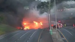 Tanker Fire