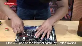 Tt Guru - How to Clean off Thermal Paste from CPU and Heatsink