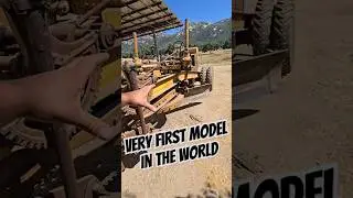 CATERPILLAR Very First Model Of The Motor Grader In The WORLD ! PART 1