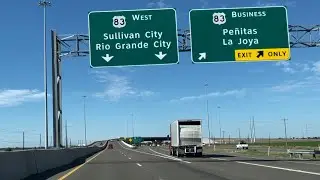 New Westward Extension of Interstate-2 in South Texas (US-83 La Joya Bypass)