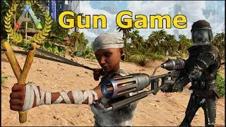 Brand new weapons this was fun Gun Game In Ark Survival Ascended