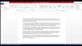 Change The Font Size Ms word