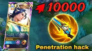 ZILONG DANGEROUS ITEM! SECRET BUILD MELTS TANKS IN SECONDS