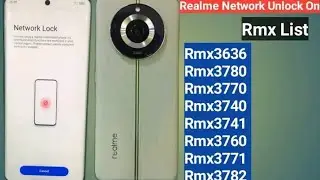 Realme 11 Pro (RMX3771) Network Unlock 100% Done  Realme NEW model Network Unlock  No need 172 Code