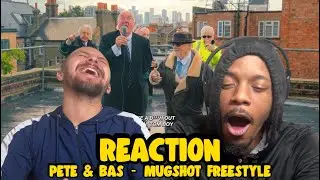 Lyrically Schizophrenic - PETE & BAS | MUGSHOT FREESTYLE | REACTION