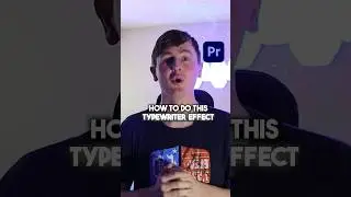 How To Create A TypeWriter Effect In Premiere Pro! 
