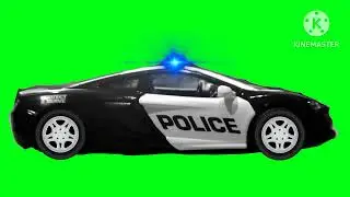 McLaren Police car green screen for 