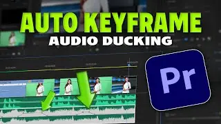 Premier Pro Me Auto Audio Keyframe Kaise Lagaye | Audio Ducking In Premier Pro 2023