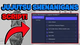Jujutsu Shenanigans Script GUI / Hack (KILL AURA, AUTOFARM, HITBOX, AND MORE) *PASTEBIN*