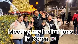 Meeting my Indian fans first time in Korea🇰🇷