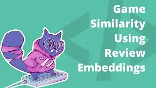 Game similarity using review embeddings