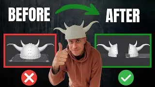 How to 3D Print Large Models by Cutting into Pieces - EASY Tutorial!