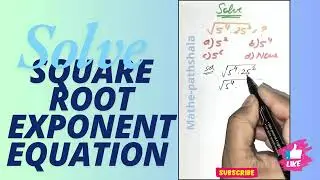 Simplifying the square root of a square number and exponent | A Radical Exponential with Square Root