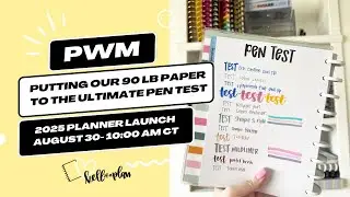 Putting our 90 lb Paper to the ULTIMATE PEN TEST!