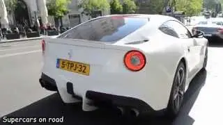 Mercedes SLS AMG akrapovic vs Ferrari F12Berlinetta