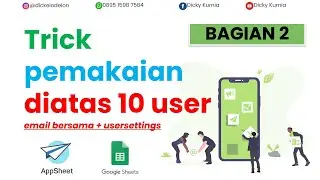 Appsheet - Cara membuat Form Login - Usersettings (Login - Logout) Bagian 2