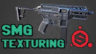SMG Texture creation | Substance 3D Painter