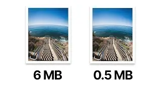 Resize photos to a smaller file size on a Mac