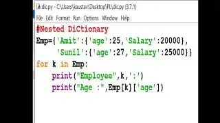 Python(Dictionary-2)