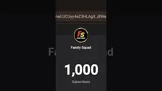 Alhamdulillah 1k Subscribe Done ✅ 