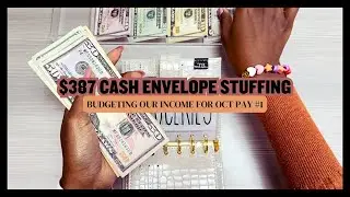 $3,522 BUDGET WITH ME + $387 CASH ENVELOPE STUFFING| OCT PAY #1| BUDGETING FOR BEGINNERS
