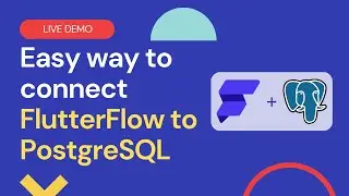 Easy way to connect FlutterFlow with PostgreSQL database