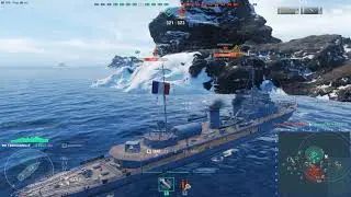 Французский крейсер I уровня Bougainville.Морской бой-6.Игра World Of Warships