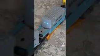 #shorts Lego Mearsk Train goes over ReRailer