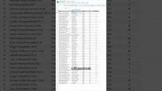 Another time saving tip in Google Sheets. #googlesheets #excel #spreadsheets