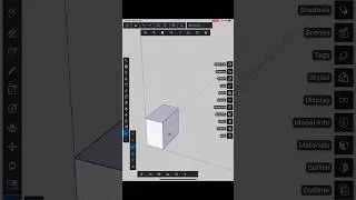 SketchUp iPad पर 😲 हिन्दी में सीखो🤗 #shorts #sketchup #ipadpro #drawing #ipaddrawing #3dmodeling