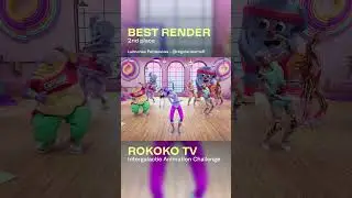 Best Render Winners | ROKOKO TV: Intergalactic Animation Challenge #mocap #animation #challenge
