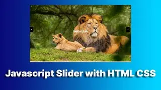 Javascript Slider with HTML CSS | HTML CSS Javascript Slider 