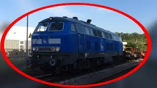 BR 218 DB - mit Sonderzug (Langschienen)