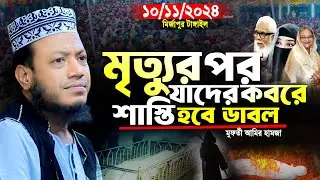 মৃত্যুর পর যাদের কবরে শাস্তি হবে ডাবল | মুফতি আমির হামজা নতুন ওয়াজ ২০২৪ | Amir Hamja new waz 2024