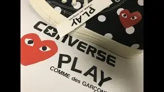 CONVERSE des GARÇON (CDG x Converse Polka Dot High Top) - Unboxing