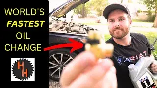 WORLD'S FASTEST Oil Change Method! 2-Minute Tutorial Ep. 8