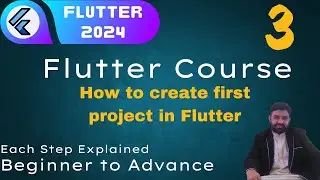 how To Create a New Flutter Project  | Flutter Beginners Tutorial | Lec#03 |