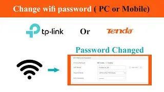 how to change wifi password 2021| change TP-link or Tenda wifi password in mobile/pc