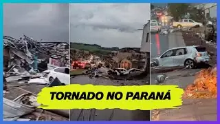 Tragédia no Paraná: Tornado com ventos de até 250 km/h devasta cidades e deixa rastro de destruição